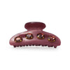 Lele Sadoughi HAIR ONE SIZE MAUVE LARGE CRYSTAL CLAW CLIP