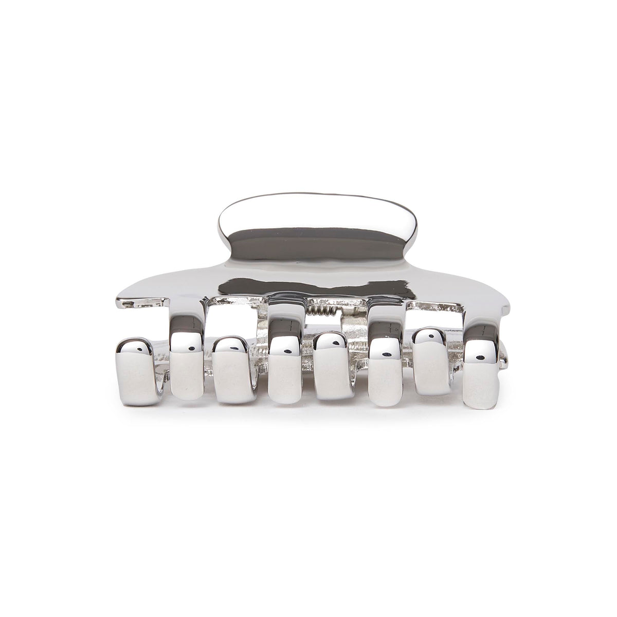 Lele Sadoughi HAIR ONE SIZE SILVER METAL MINI CLAW CLIP