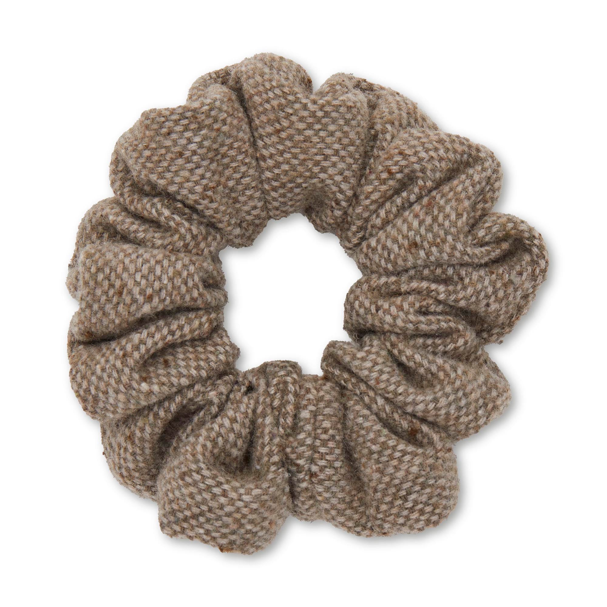 Lele Sadoughi HAIR ONE SIZE STONE TWEED SCRUNCHIE