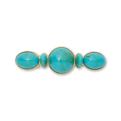 Lele Sadoughi HAIR ONE SIZE TURQUOISE AVENTURA BARRETTE