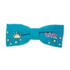 LELE SADOUGHI HAIR ONE SIZE TURQUOISE ZETA TAU ALPHA RILEY BOW