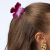 Lele Sadoughi HAIR RASPBERRY LILY CLAW CLIP