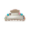 Lele Sadoughi HAIR TERRAZO MULTI MEDIUM STONE CLAW CLIP