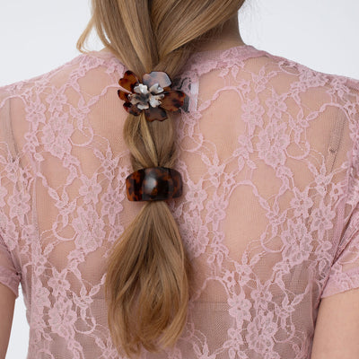 Lele Sadoughi HAIR TORTOISE GENIE ACETATE HAIR TIE
