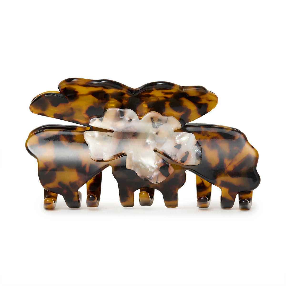 Lele Sadoughi HAIR TORTOISE HIBISCUS CLAW CLIP