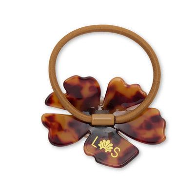 Lele Sadoughi HAIR TORTOISE HIBISCUS GENIE HAIR TIE