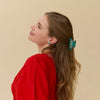 Lele Sadoughi HAIR TURQUOISE CRYSTAL CLUSTER CLAW CLIP