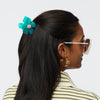 LELE SADOUGHI HAIR TURQUOISE SEA LILY CLAW CLIP