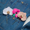 Lele Sadoughi HAIR WHITE ORCHID FRENCH PIN