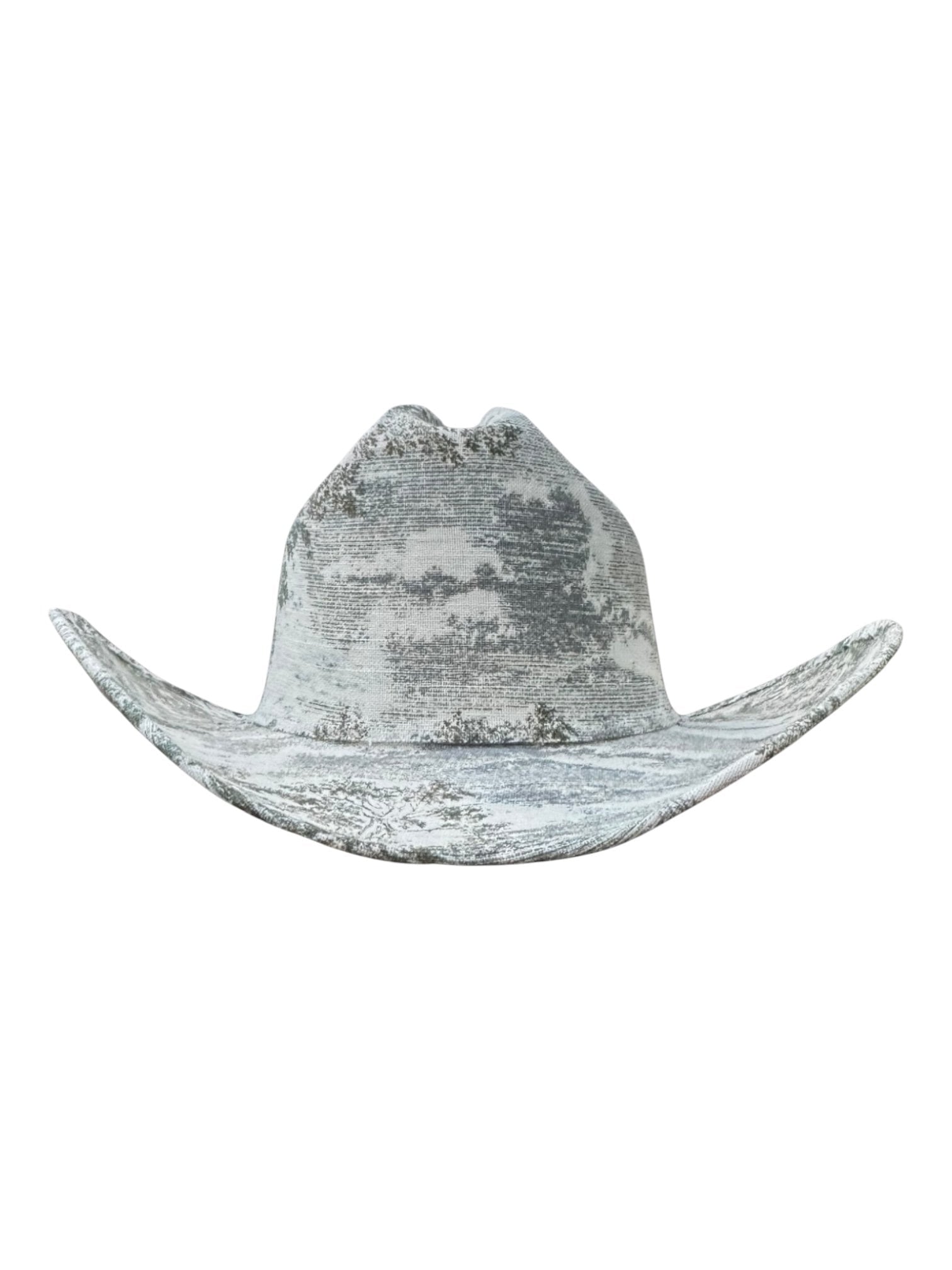 Lele Sadoughi HAT MEADOW TOILE FABRIC COVERED COWBOY HAT