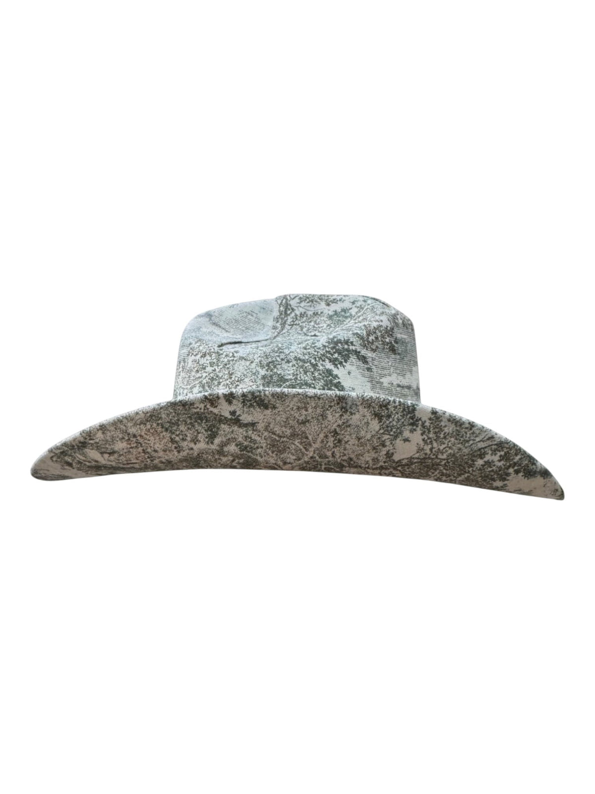 Lele Sadoughi HAT MEADOW TOILE FABRIC COVERED COWBOY HAT