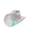 Lele Sadoughi HAT OUI OUI FABRIC COVERED COWBOY HAT