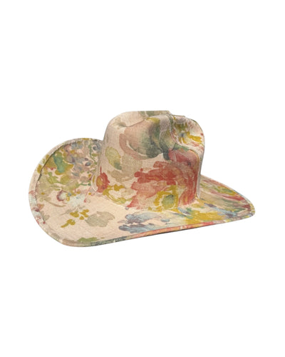 Lele Sadoughi HAT PETALWASH FABRIC COVERED COWBOY HAT