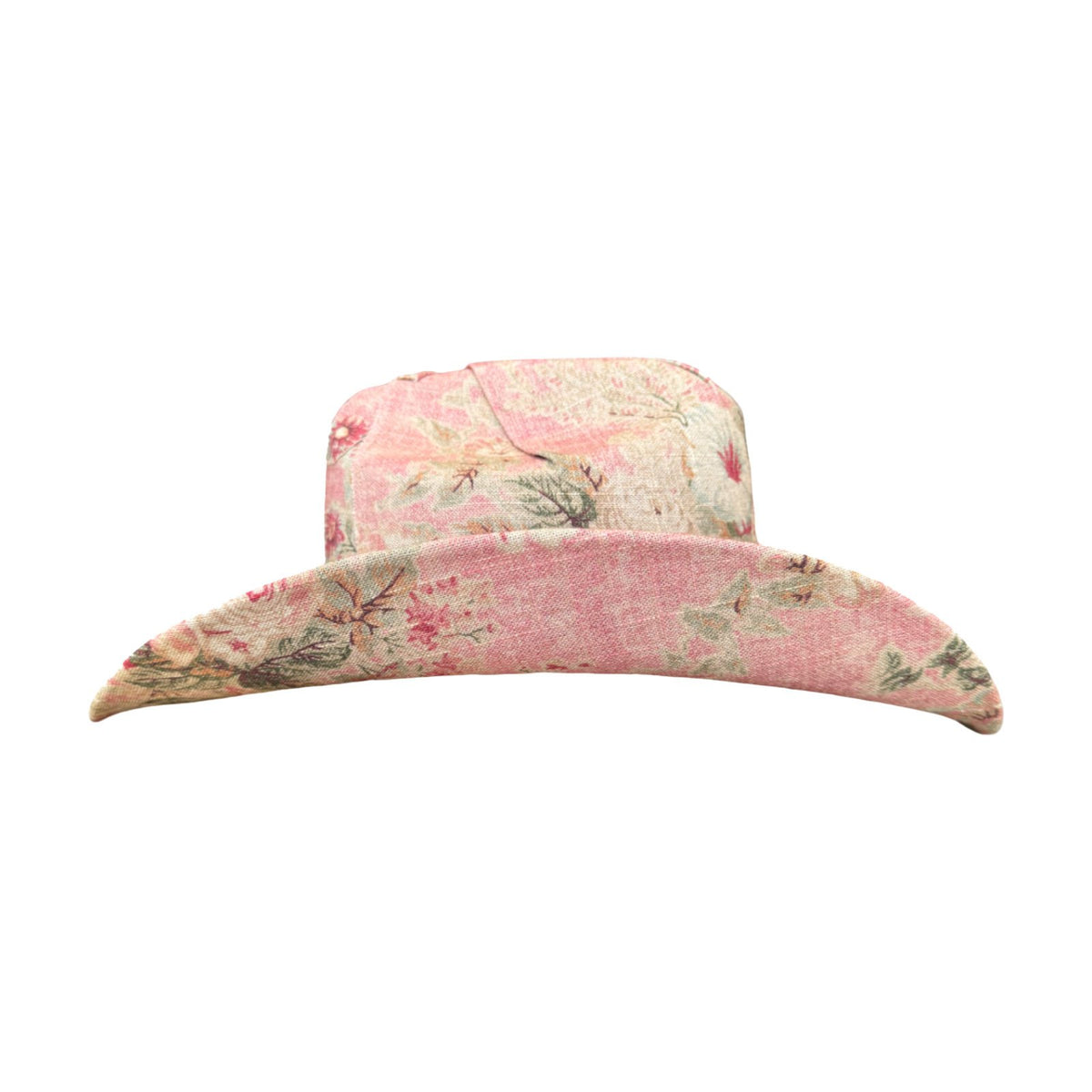 Lele Sadoughi HAT ROSEWATER FABRIC COVERED COWBOY HAT