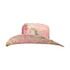 Lele Sadoughi HAT ROSEWATER FABRIC COVERED COWBOY HAT