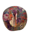 Lele Sadoughi HAT VALLEY BLOOM FABRIC COVERED COWBOY HAT