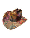 Lele Sadoughi HAT VALLEY BLOOM FABRIC COVERED COWBOY HAT