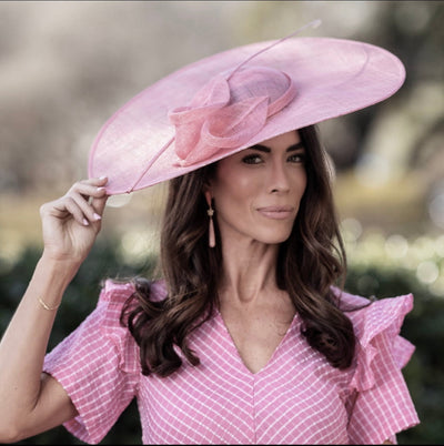 LELE SADOUGHI HATS BLUSH CALLA LILY FASCINATOR