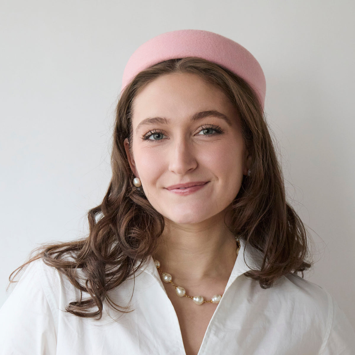 Lele Sadoughi HATS BLUSH WOOL FELT PILLBOX HAT