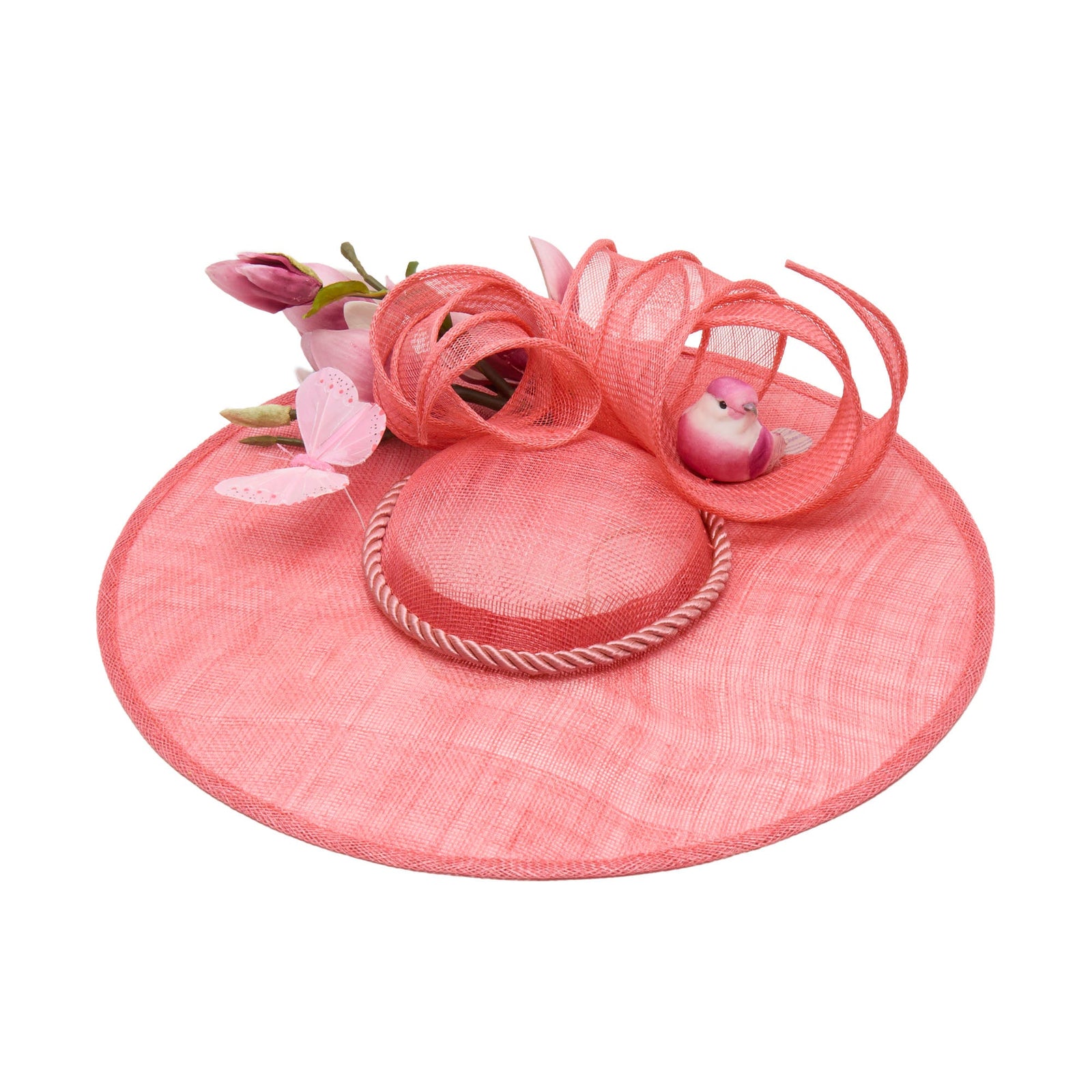 CORAL TWIRL LELE SADOUGHI x KGB ONE-OF-A-KIND FASCINATOR