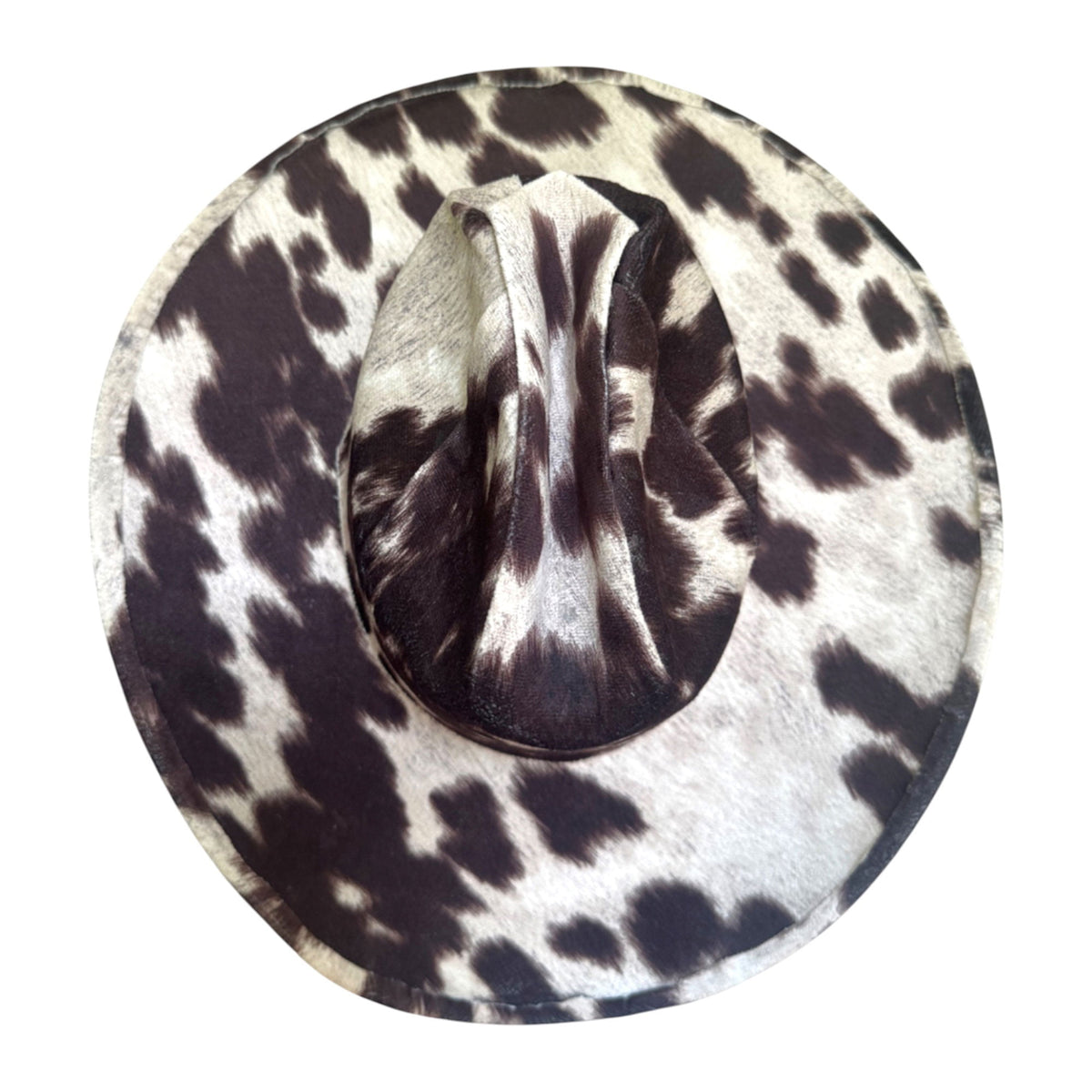 Lele Sadoughi HATS DAIRY MOCHA FABRIC COVERED COWBOY HAT