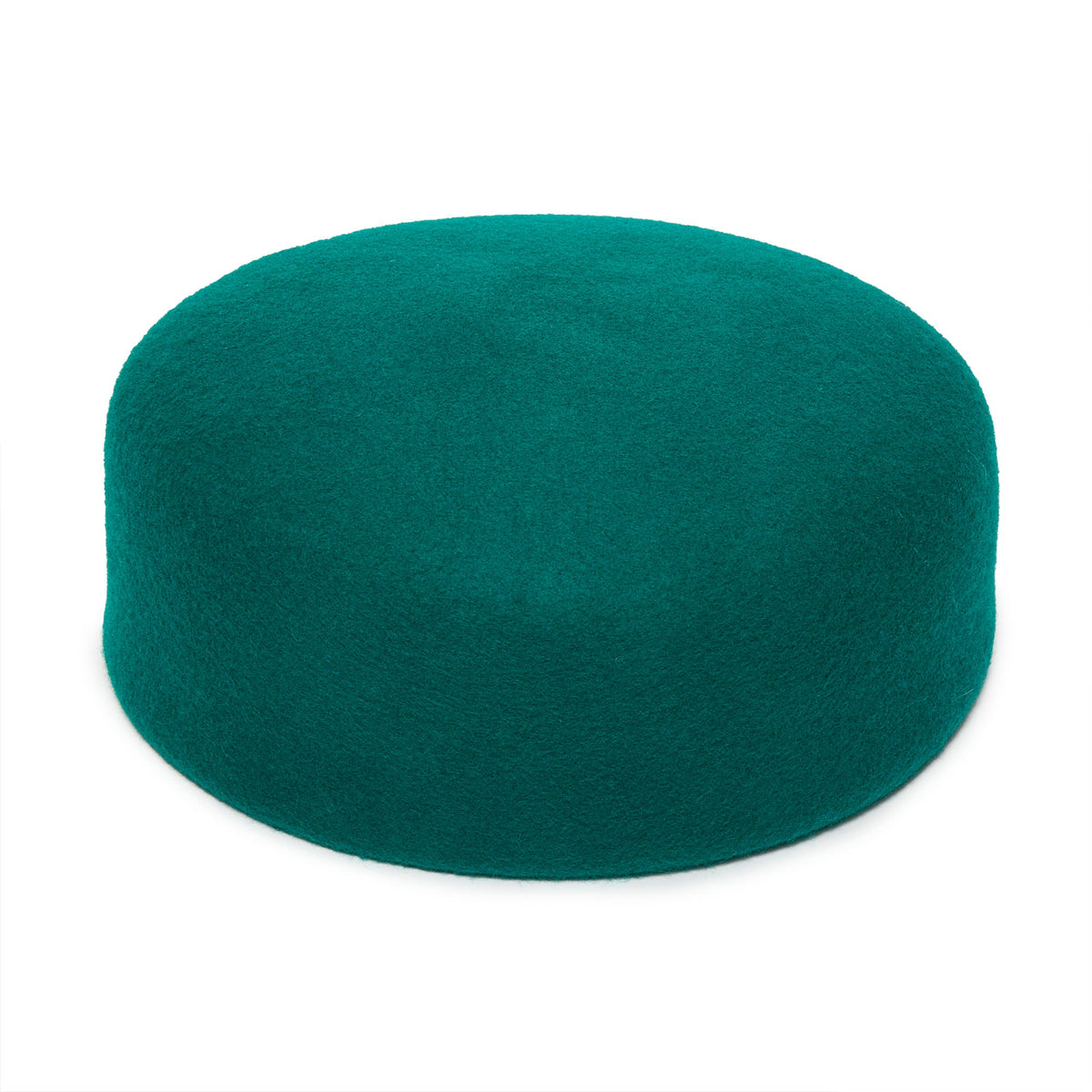 LELE SADOUGHI HATS EMERALD WOOL FELT PILLBOX HAT