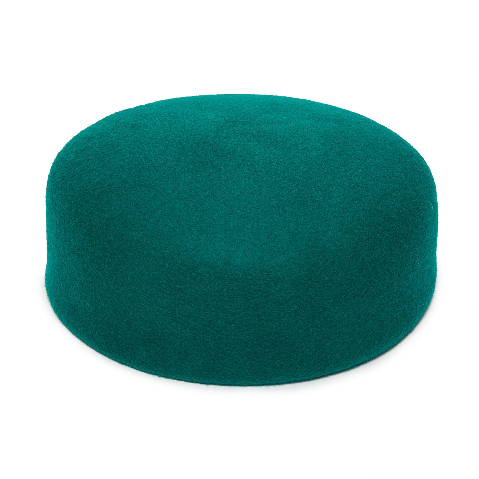 LELE SADOUGHI HATS EMERALD WOOL FELT PILLBOX HAT