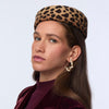 Lele Sadoughi HATS ESPRESSO LEOPARD PILLBOX HAT