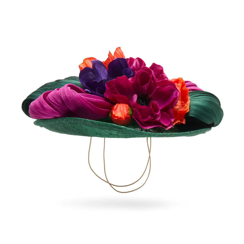 FOREST POPPY LELE SADOUGHI x KGB ONE-OF-A-KIND FASCINATOR