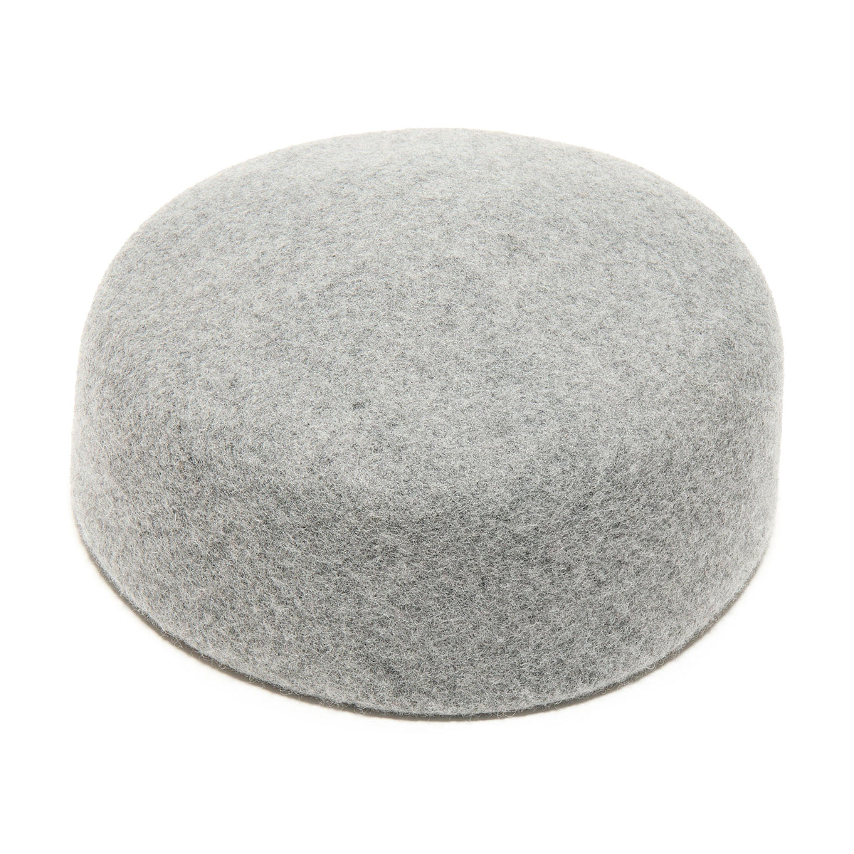 Lele Sadoughi HATS HEATHER GREY WOOL FELT PILLBOX HAT