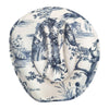 Lele Sadoughi HATS INDIGO TOILE FABRIC COVERED COWBOY HAT