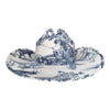 Lele Sadoughi HATS INDIGO TOILE FABRIC COVERED COWBOY HAT