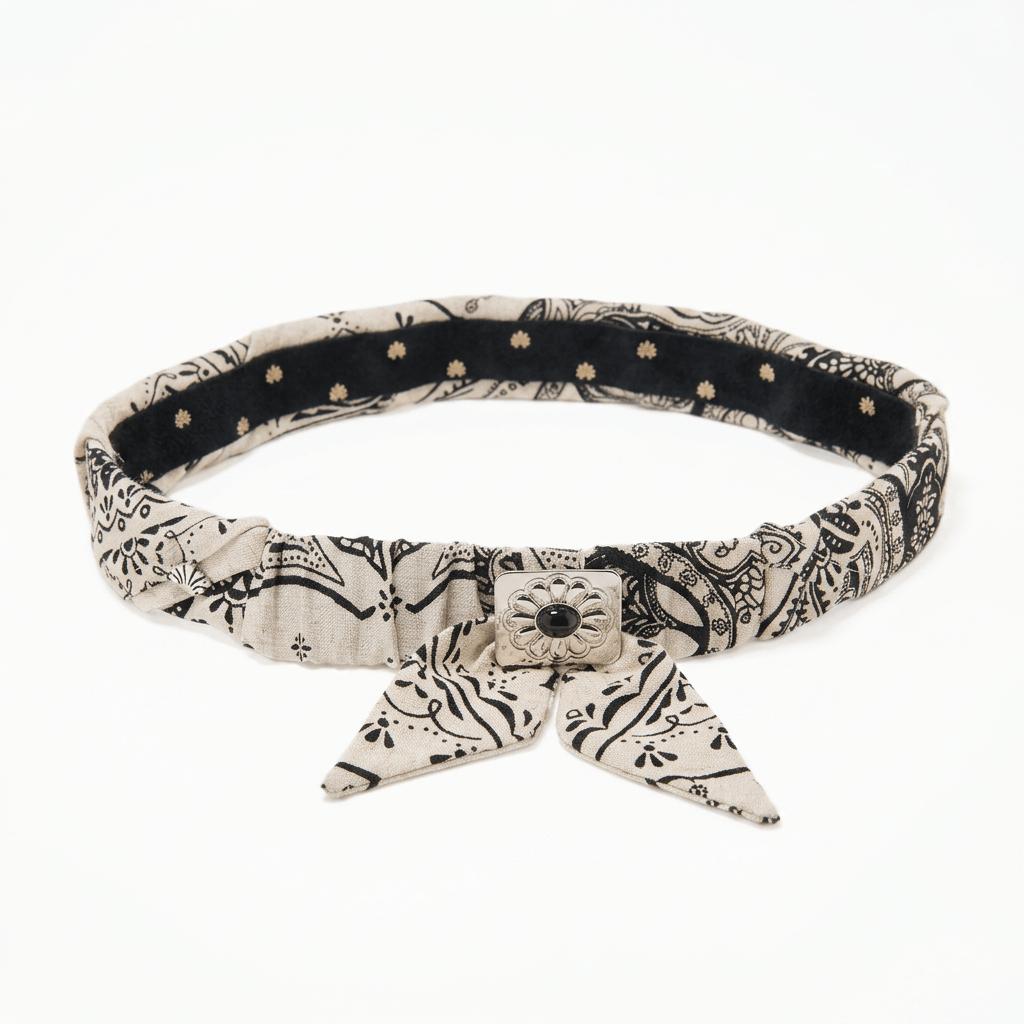 Lele Sadoughi HATS IVORY BANDANA HAT BAND