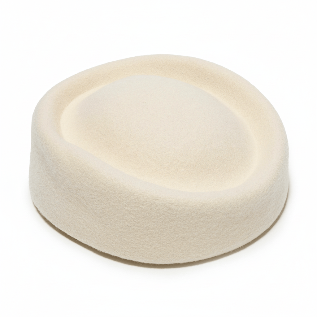 Lele Sadoughi HATS IVORY CONTOURED PILLBOX HAT