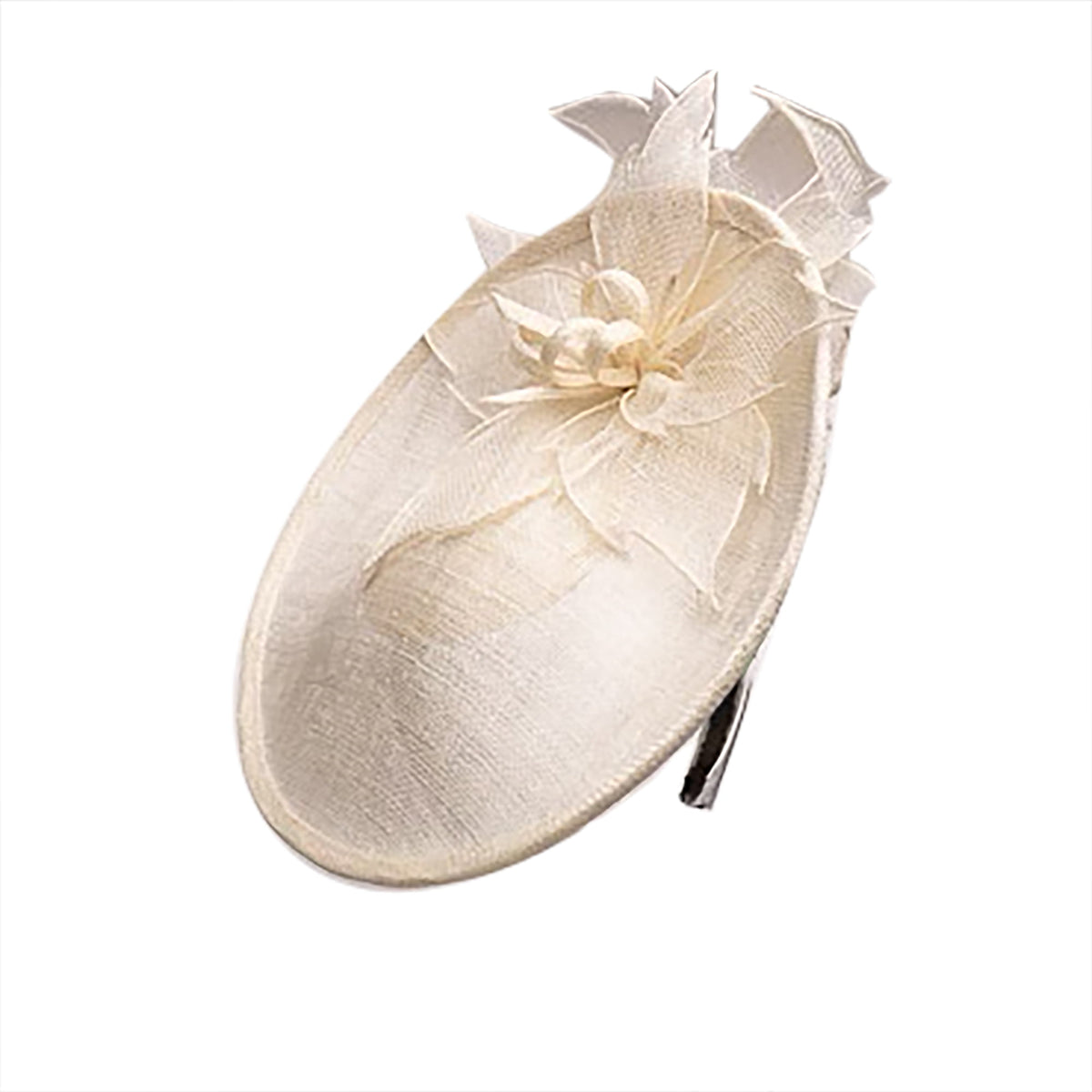 Lele Sadoughi HATS IVORY FLOWER CLUSTER FASCINATOR