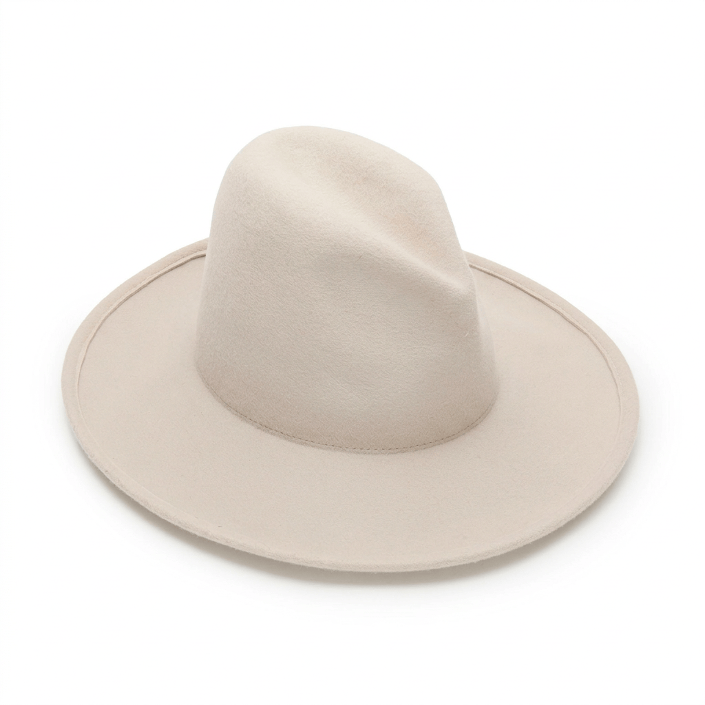 Lele Sadoughi HATS IVORY WOOL COWBOY HAT