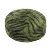 Lele Sadoughi HATS JET EMERALD ZEBRA WOOL FELT PILLBOX HAT