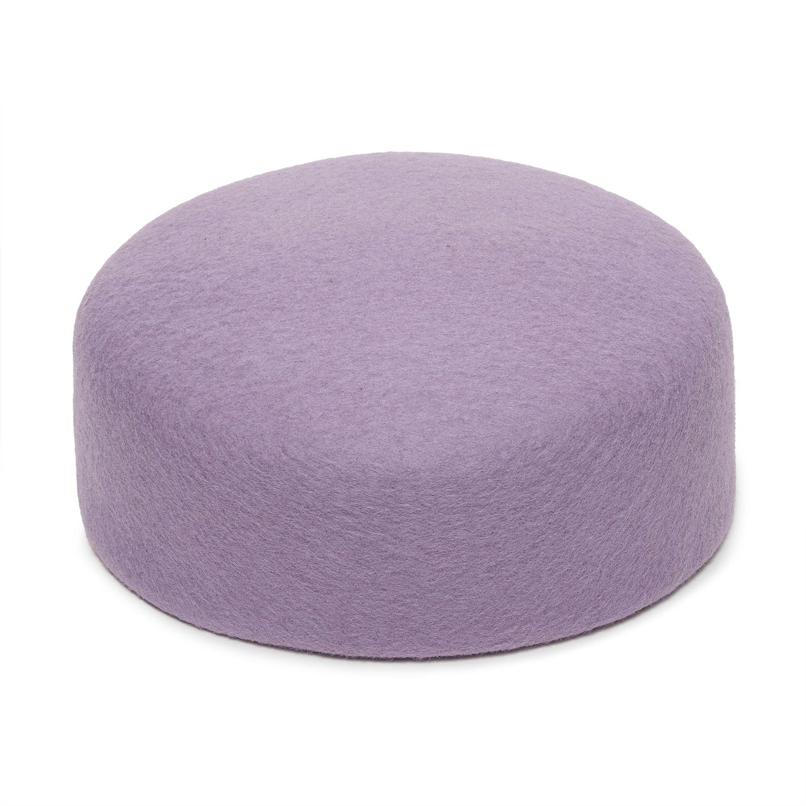 LELE SADOUGHI HATS LAVENDER WOOL FELT PILLBOX HAT