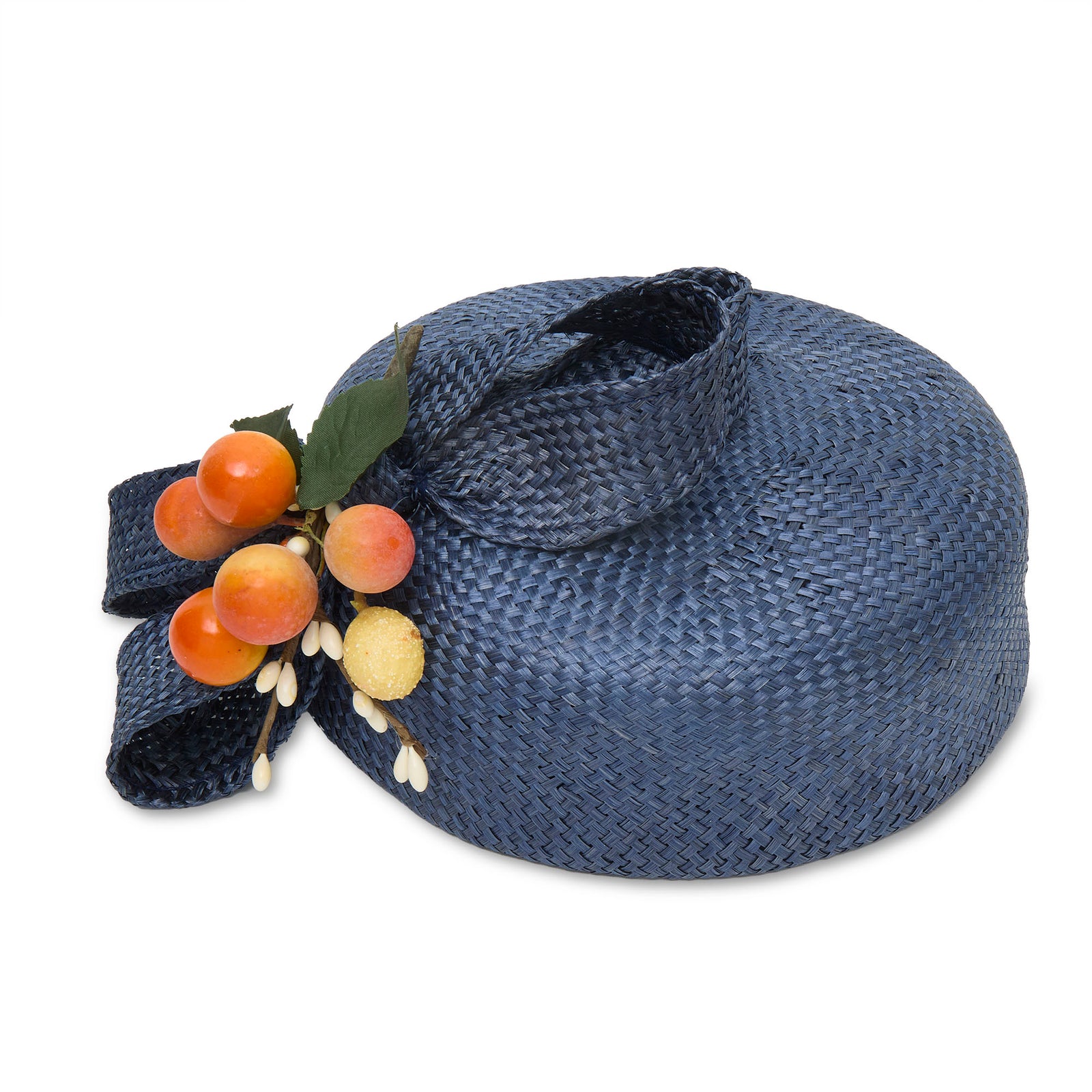 Lele Sadoughi HATS NAVY BERRY LOOP FASCINATOR
