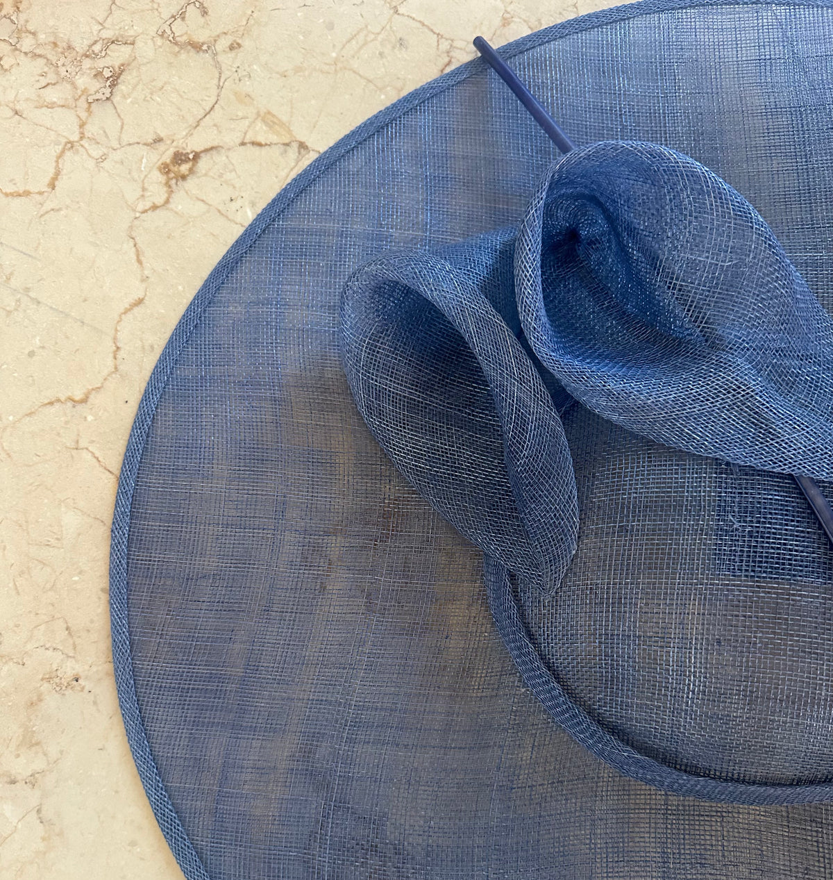 Lele Sadoughi HATS NAVY CALLA LILLY FASCINATOR