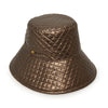 Lele Sadoughi HATS ONE SIZE BRONZE QUILTED LONG BRIM BUCKET HAT