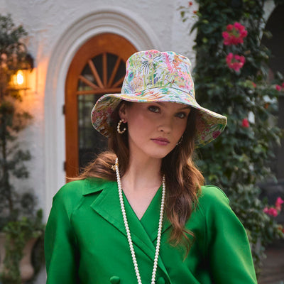 Lele Sadoughi HATS ONE SIZE BUTTER TRESCO SEDONA LIBERTY BUCKET HAT