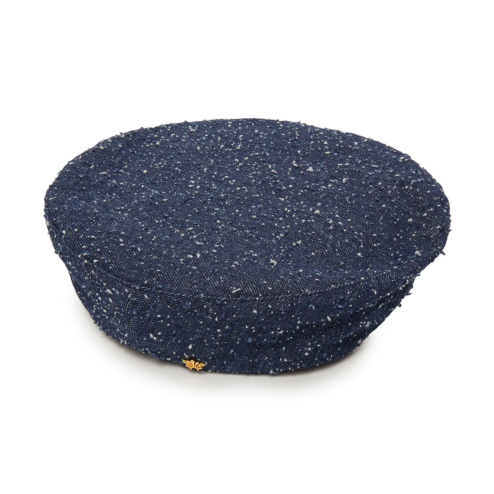 Lele Sadoughi HATS ONE SIZE DOBBY DENIM BRIDGET PILL-BOX BERET