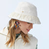 Lele Sadoughi HATS ONE SIZE IVORY DRIPPY PEARL BUCKET HAT