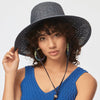 Lele Sadoughi HATS ONE SIZE MIDNIGHT BRIELLE STRAW HAT