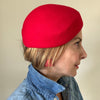 Lele Sadoughi HATS RED BERET PILLBOX HAT