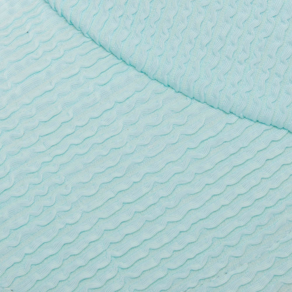 LELE SADOUGHI HATS SEA BLUE SWIMMER BOW TIE VISOR