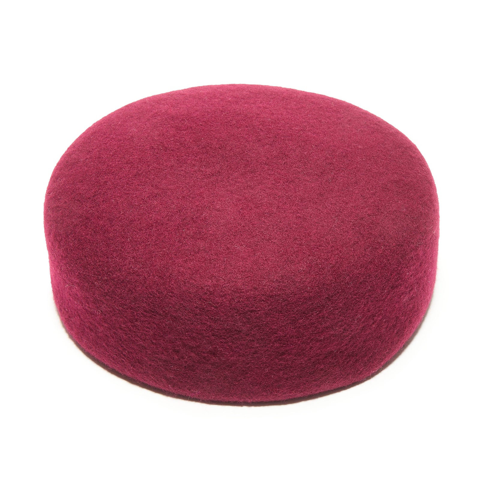 Lele Sadoughi HATS WINE WOOL FELT PILLBOX HAT