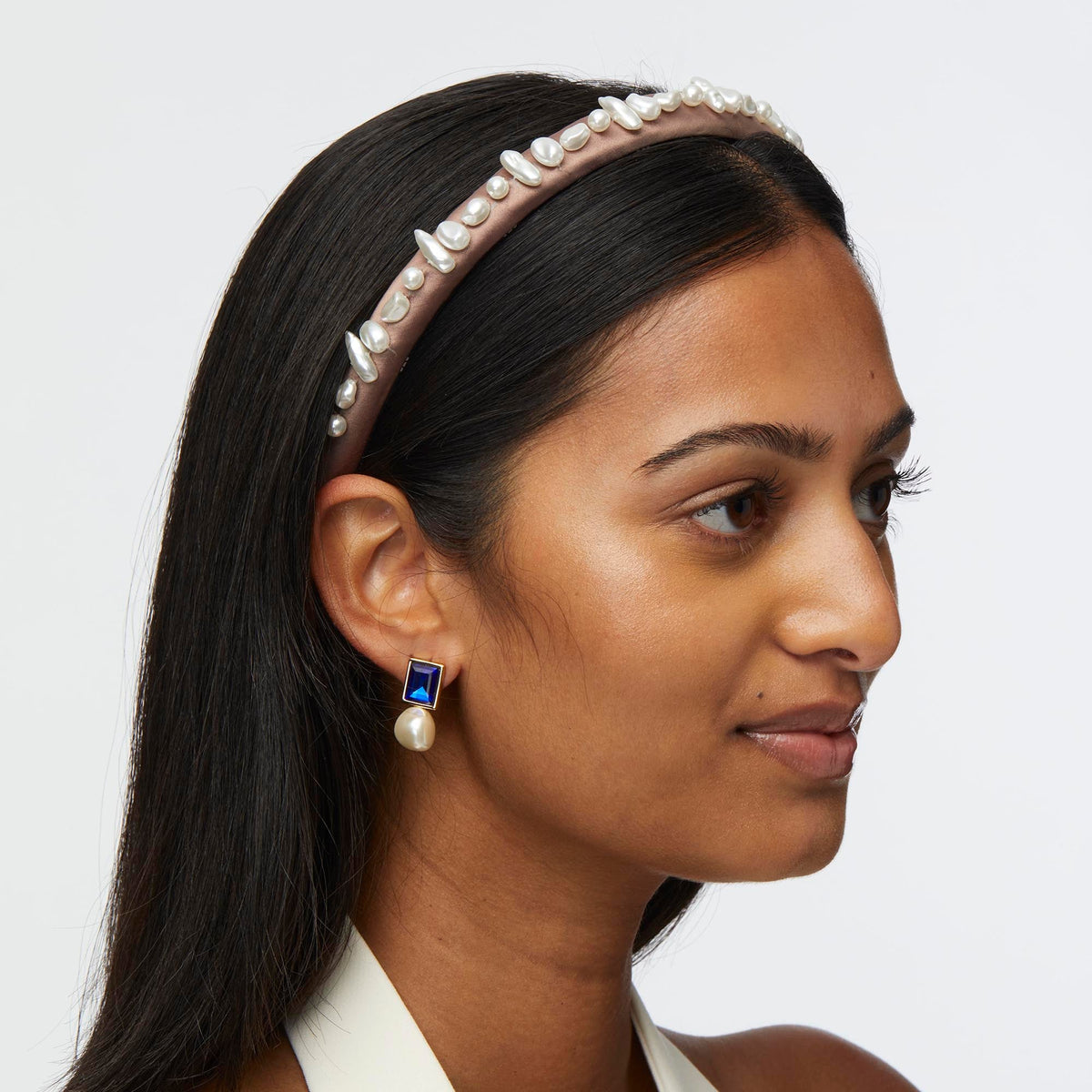 LELE SADOUGHI HEADBAND FAWN GIGI PEARL TREASURE HEADBAND