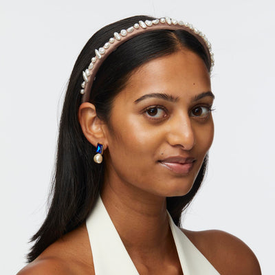 LELE SADOUGHI HEADBAND FAWN GIGI PEARL TREASURE HEADBAND